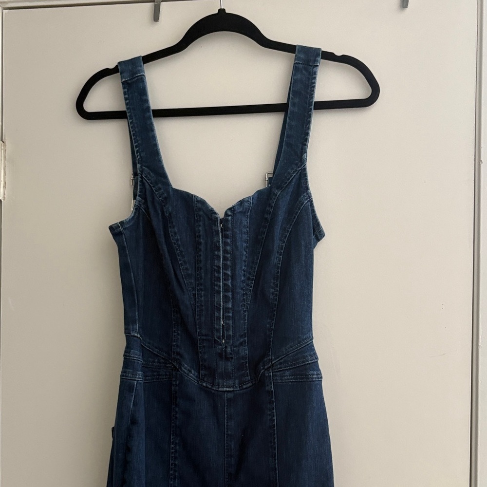 Guess Denim Sleeveless Jumpsuit